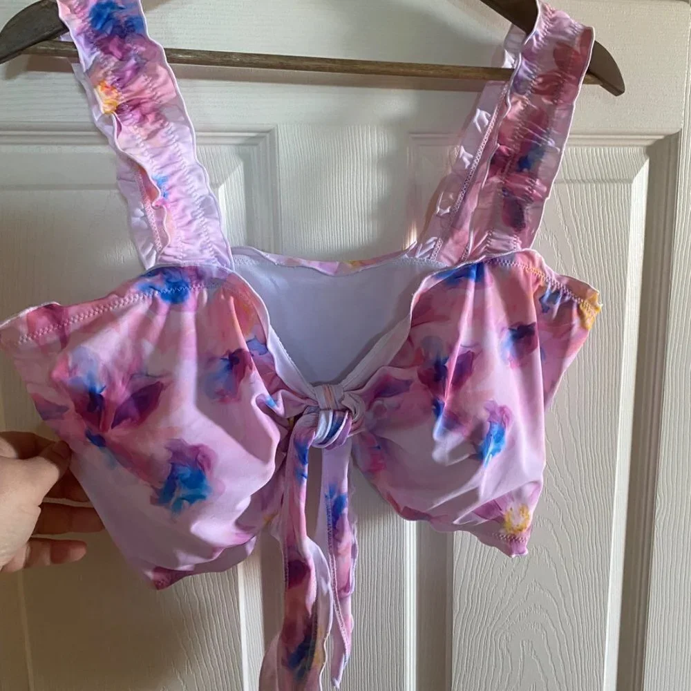 FRANKIES BIKINIS - Colby Watercolor Bikini Set